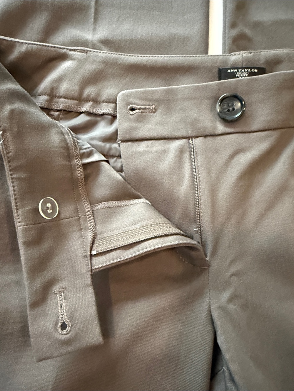 Ann Taylor Modern Slim Through Hip & Thigh Bootleg Pants - Picture 3 of 11